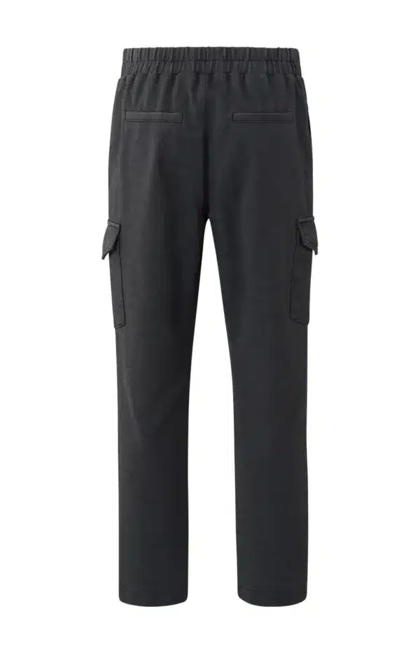 jersey cargo trousers with drawstring and elastic waist beauty black a95c2548 6107 4459 b27e f8848c185c4c