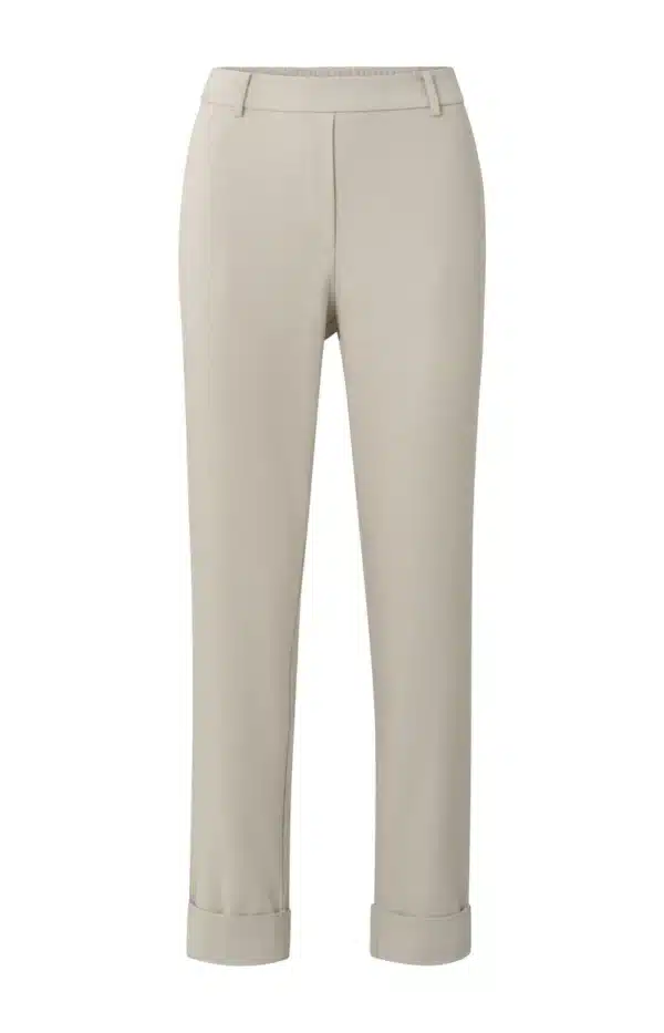 soft pantalon with straight leg pockets and elastic waist pure cashmere brown melange 52a8d2eb beed 47c4 b2dd 954e4d80aacd