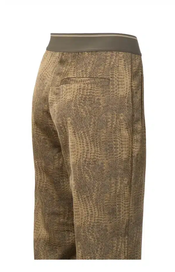 wide leg trousers with pockets zip fly and snake print tannin brown dessin a7b70913 c1b9 42a0 ac6f 30809fad6ee7